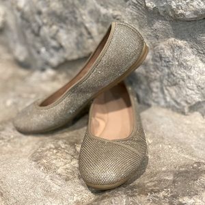 Easy Spirit e360 Sparkly Silver/Gold Flats